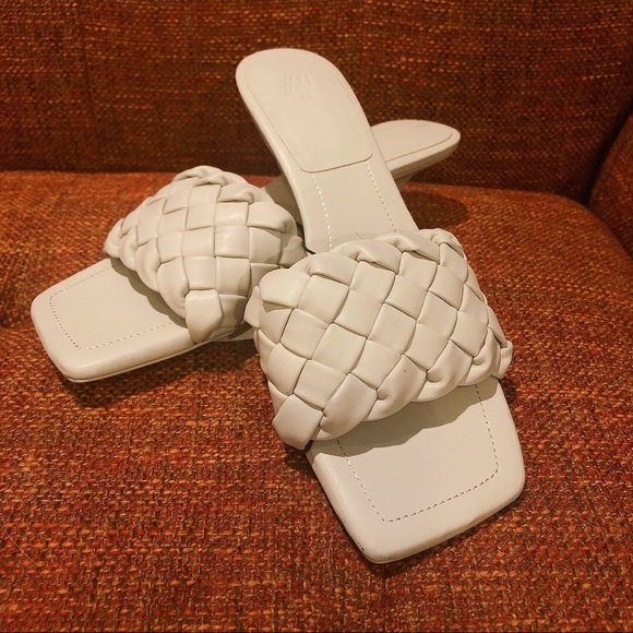 H&M Shoes - NWT! H&M Woven Kitten-Heels